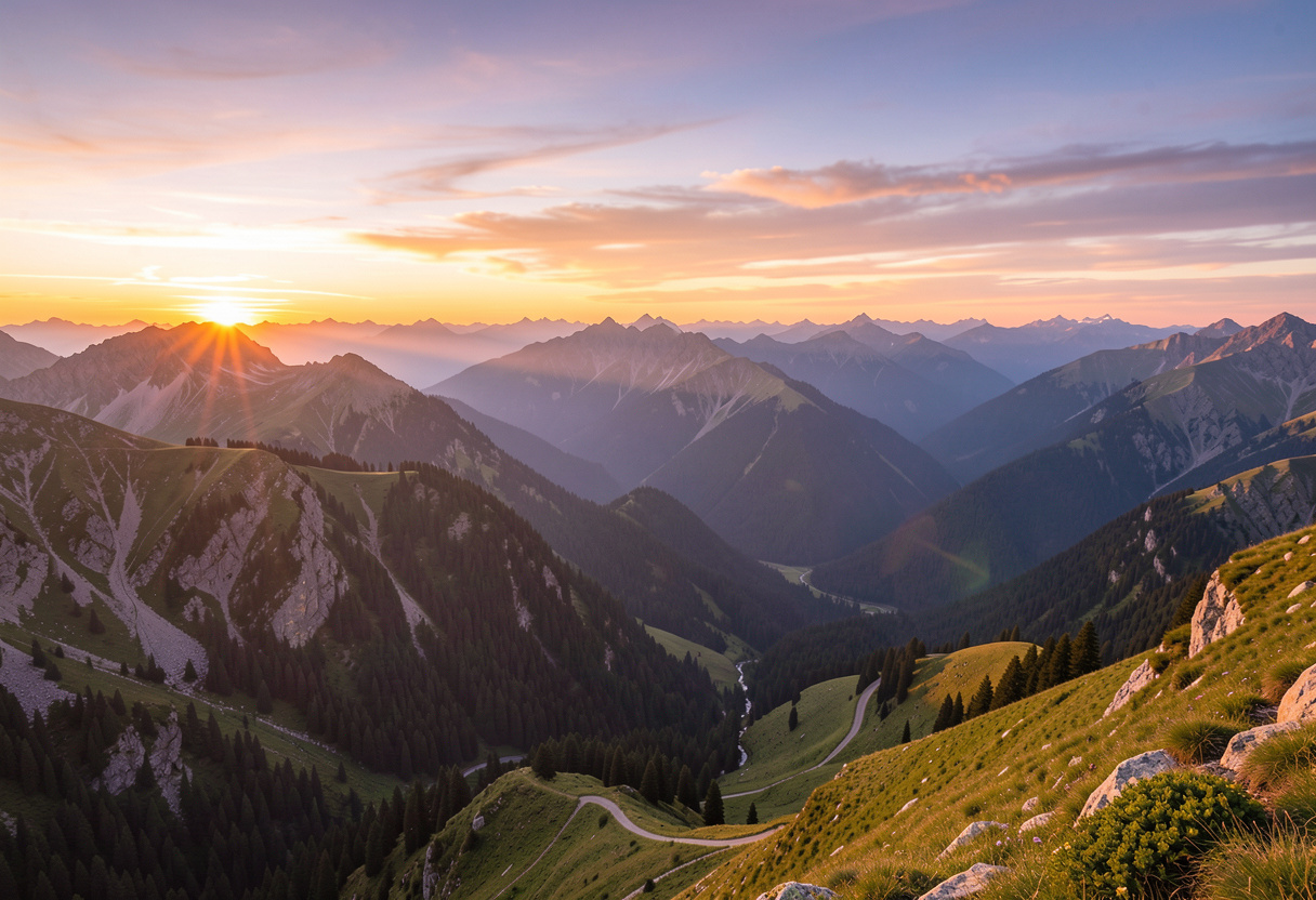 Bergpanorama